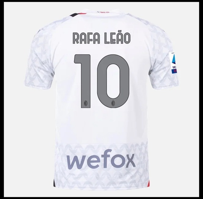 Futbalove Dresy AC Milan RAFA LEAO #10 Preč 2023-24