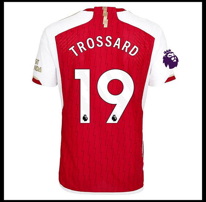 Futbalove Dresy Arsenal TROSSARD #19 Domáci 2023-24