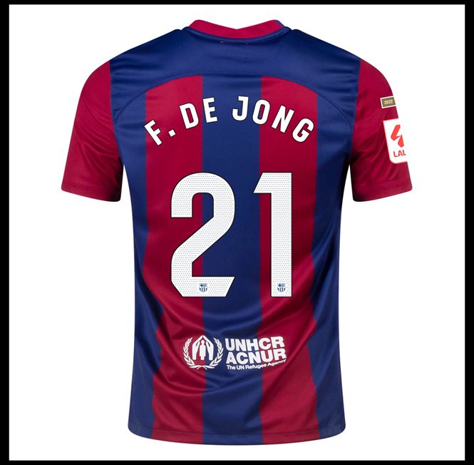 Futbalove Dresy FC Barcelona F DE JONG #21 Domáci 2023-24