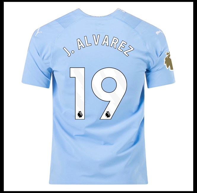 Futbalove Dresy Manchester City J ALVAREZ #19 Domáci 2023-24