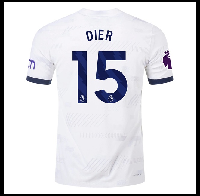 Futbalove Dresy Tottenham Hotspurs DIER #15 Domáci 2023-24