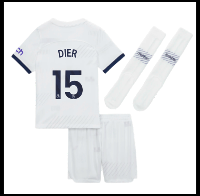 Futbalove Dresy Tottenham Hotspurs DIER #15 Dětské Domáci 2023-24